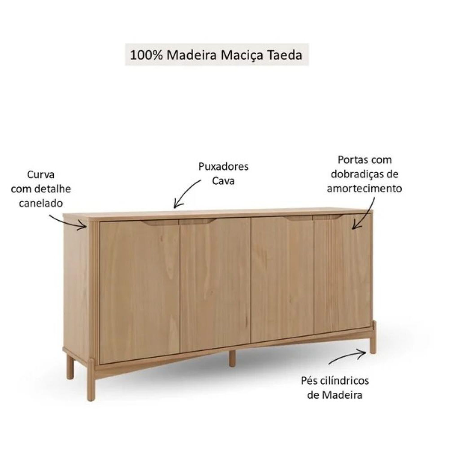 Buffet Roca Modular Nest Modular / 4 Puertas image number 2.0