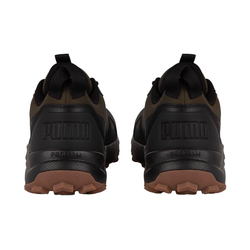 Zapatilla Outdoor Unisex Puma Boulder Wtr Lo Dark Olive- Black-gum image number 2.0