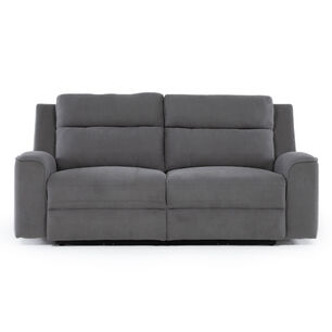Sof&aacute; 2 Cuerpos Reclinable El&eacute;ctrico Gris Montana Km807spwgr