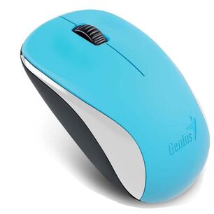 Mouse Inalambrico Usb 3 Botones 1200dpi Celeste Nx-7000