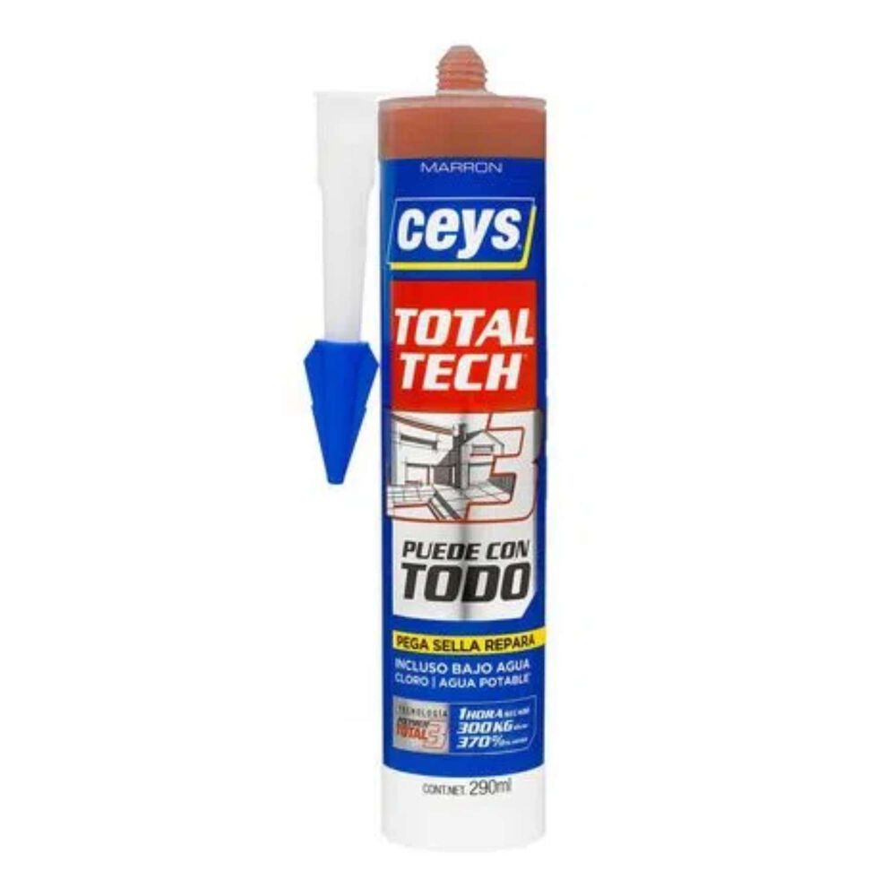 Adhesivo Sellante Totaltech Marrón 290ml - Ceys image number 0.0