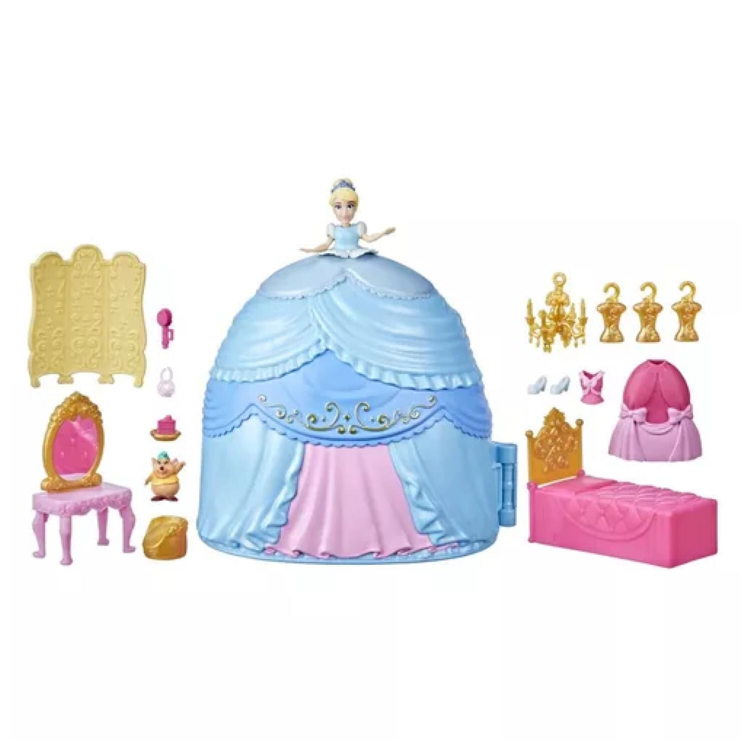 Juguete Mu&ntilde;eca Princesa Cenicienta Falda Ensue&ntilde;o Accesorios image number 0.0