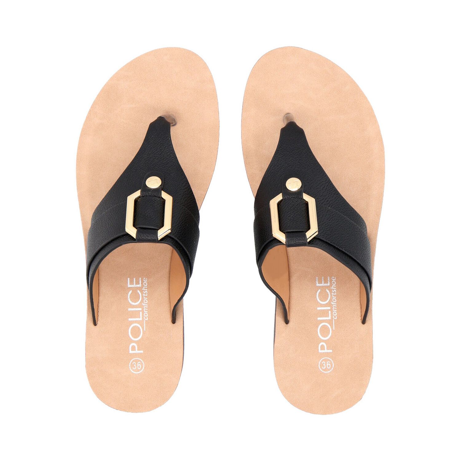 Sandalia Mujer Negro Sole Police image number 1.0