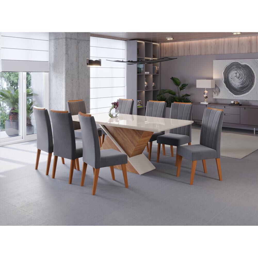 Juego De Comedor Di Poretti Design Glamour image number 5.0