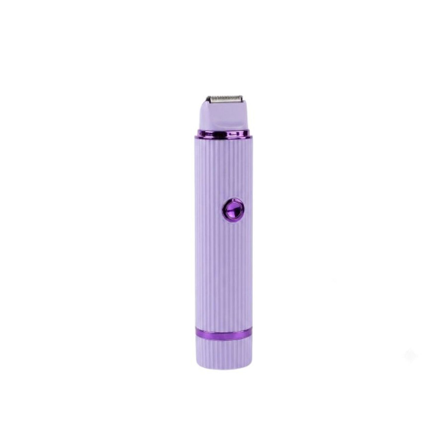 Depiladora El&eacute;ctrica Doble Cabezal Recargable Usb Lila image number 0.0