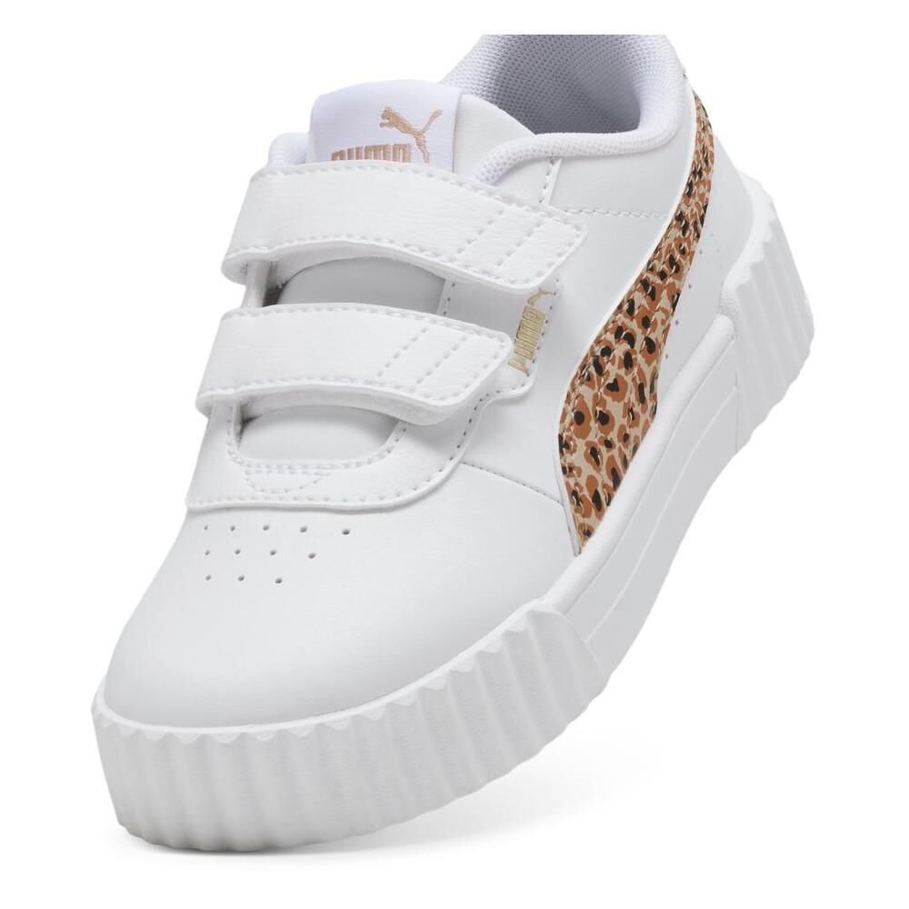 Zapatilla Urbana Ni&ntilde;a Puma Carina 3.0 Animal V Ps Blanco image number 3.0