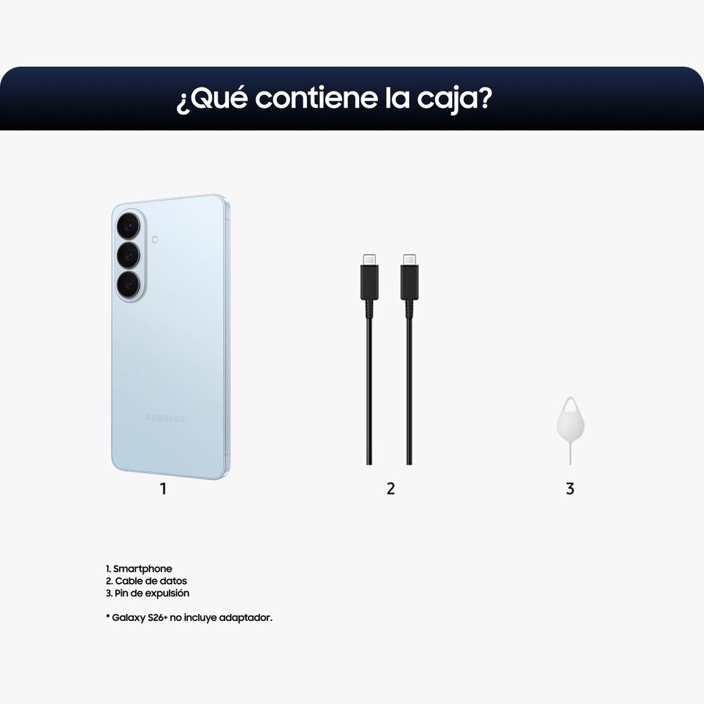 Galaxy S26+ Azul Cielo Dual Sim 256 Gb 12 Gb image number 5.0