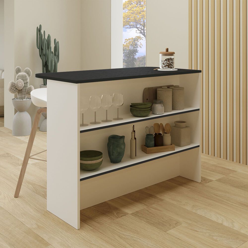 Isla Cocina 120x60x90 Cm Fm-003n Negro image number 4.0