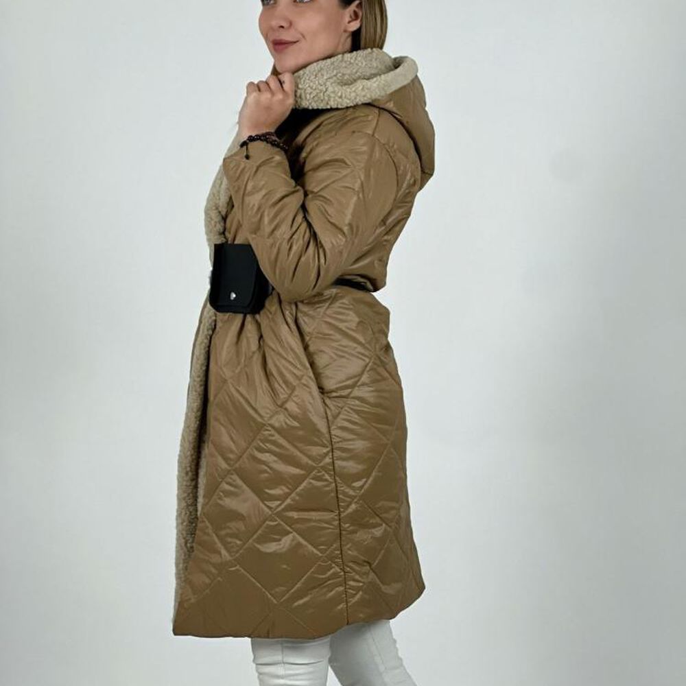 Parka Italiana Con Cinturón image number 8.0