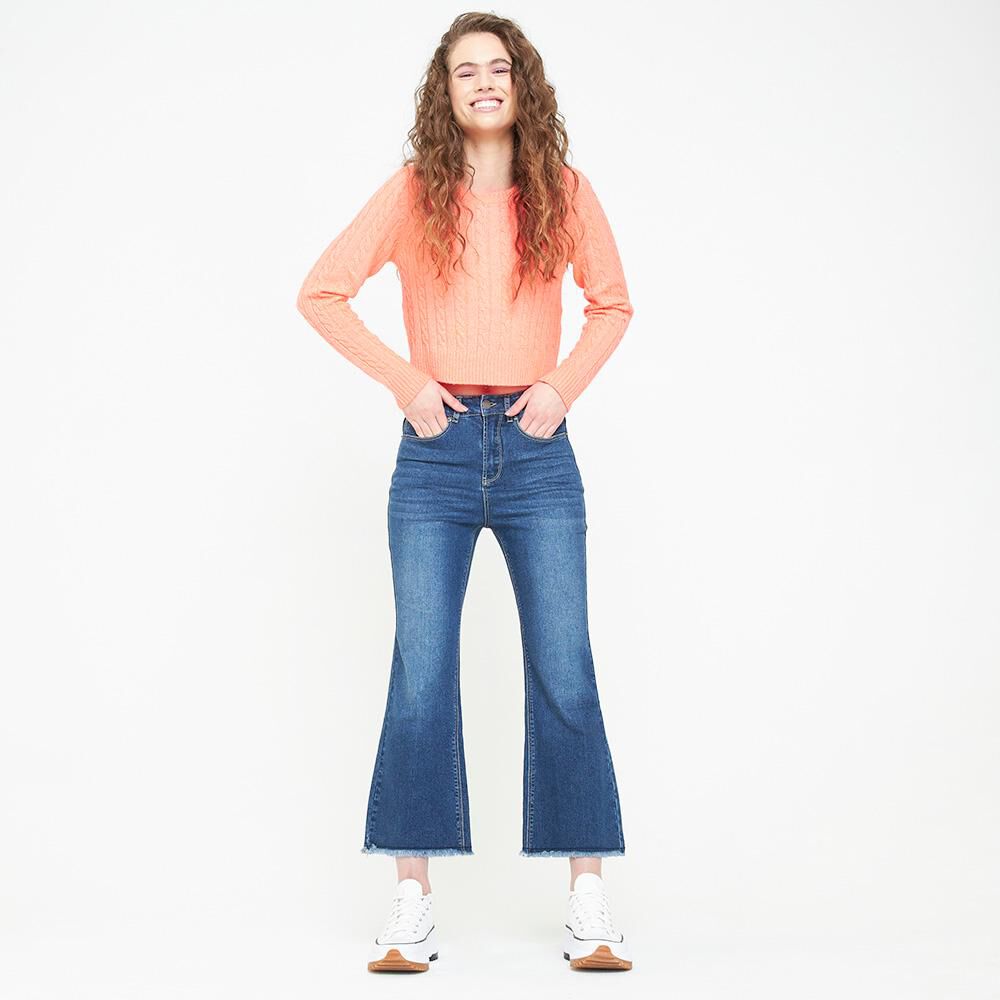 Jeans Mujer Tiro Alto Culotte Freedom image number 1.0
