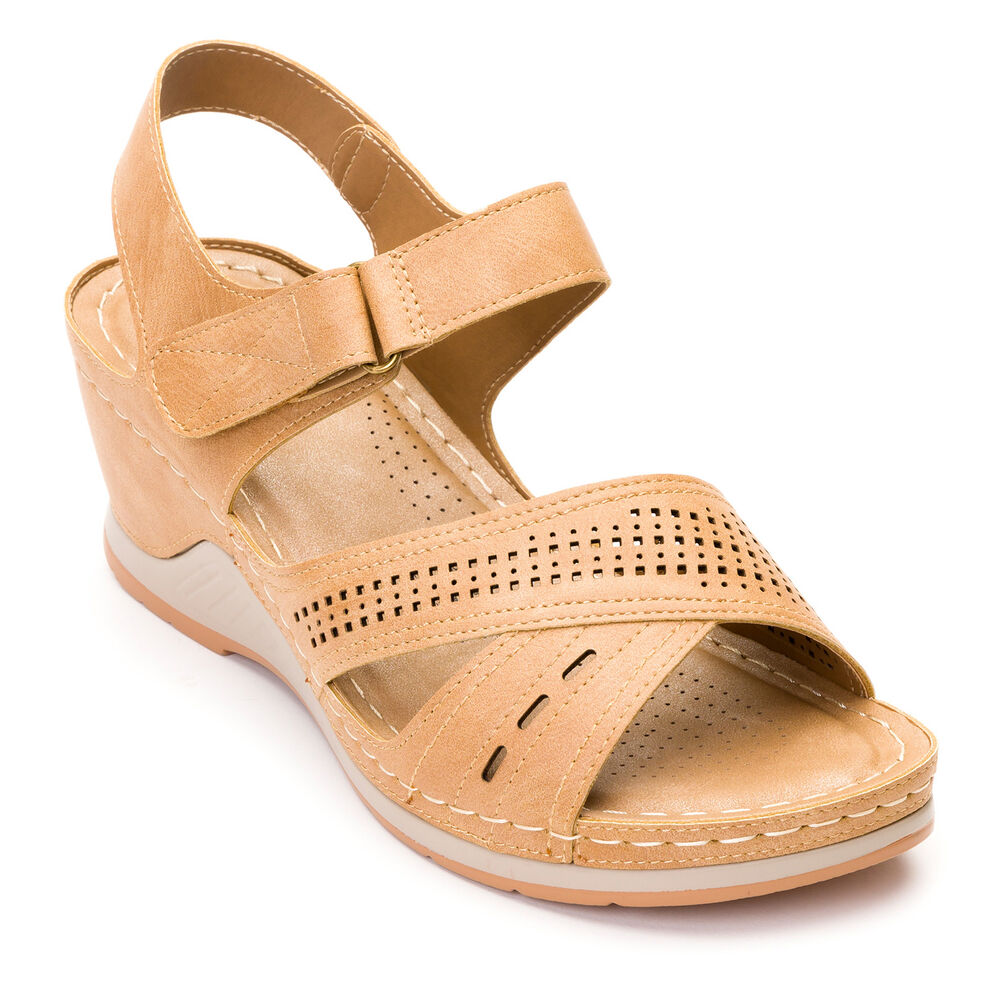 Sandalia Mujer Beige Milán Chancleta image number 2.0