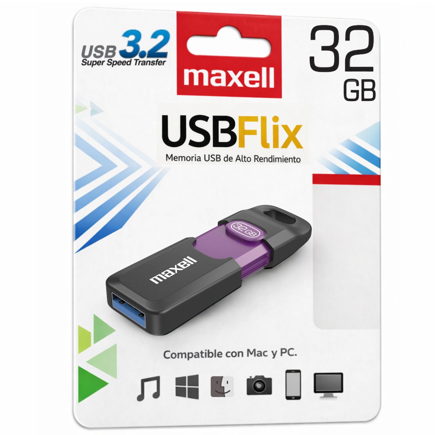 Pendrive Maxell Flix 32gb Usb 3.2 High Speed image number 0.0