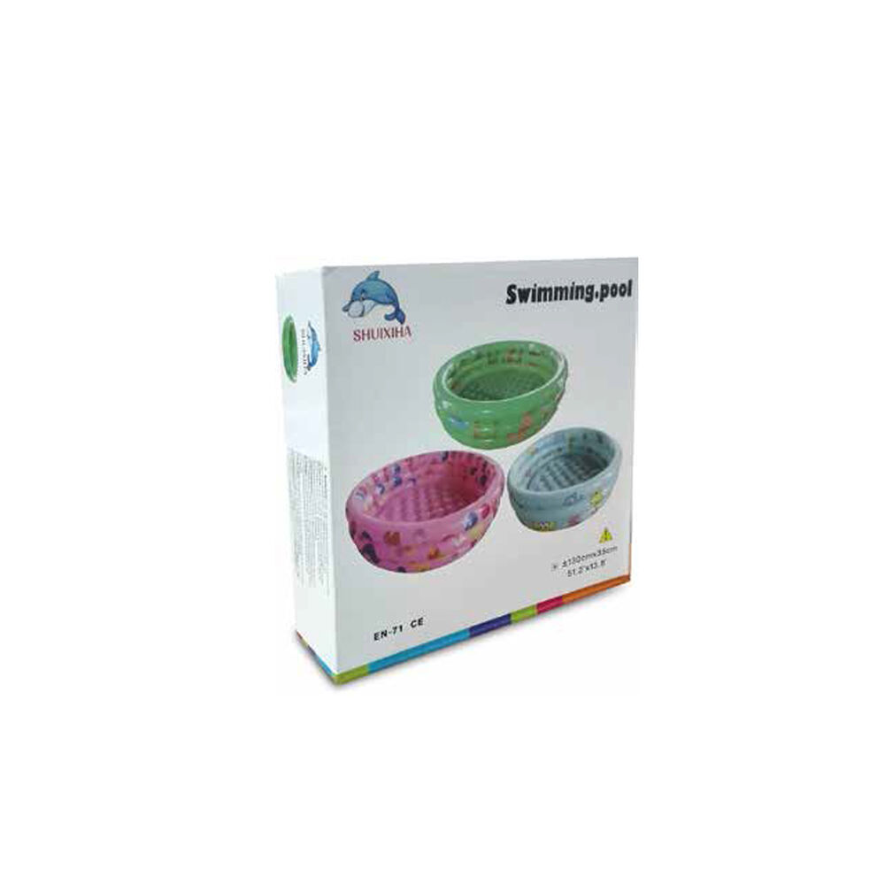 Piscina Inflable Para Niños Redonda 150x35cms Rosa - Ps image number 2.0