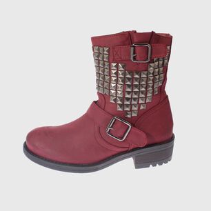 Bota Tachas Burdeo V&iacute;a Franca Art: 5w2021red