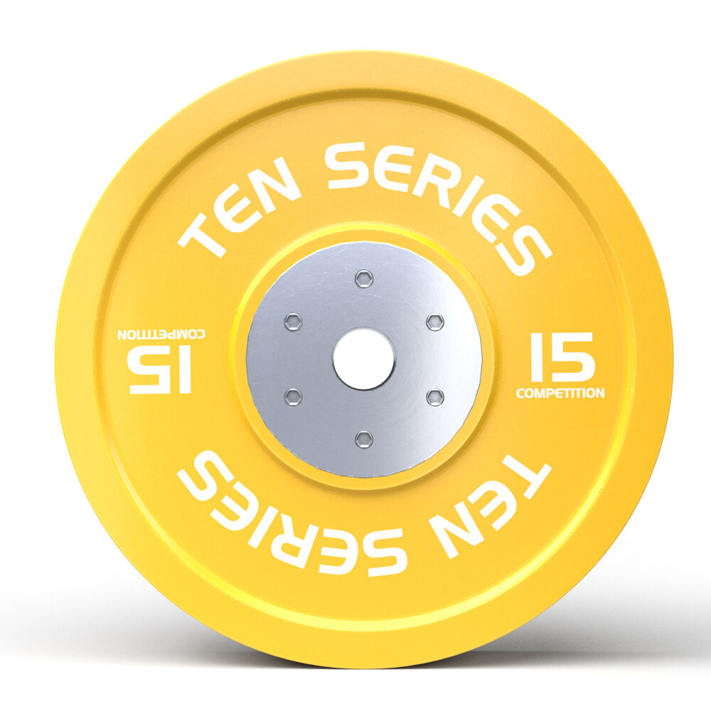 Disco Competici&oacute;n Bumper Ten Series 15 Kg image number 1.0