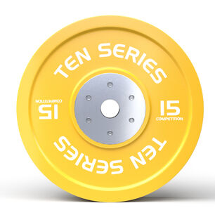 Disco Competici&oacute;n Bumper Ten Series 15 Kg