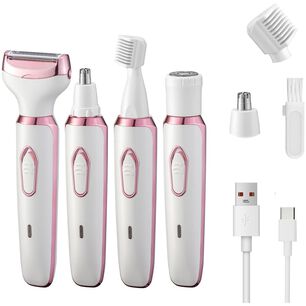 Recortadora 4 En 1 Recargable &ndash; Bikini, Nariz Y Cejas