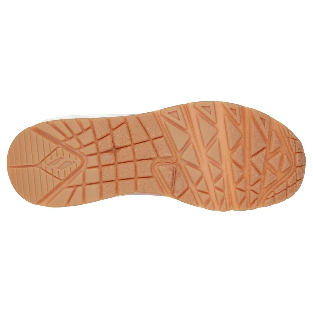Zapatilla Urbana Mujer Skechers Uno Rosado/blanco image number 3.0