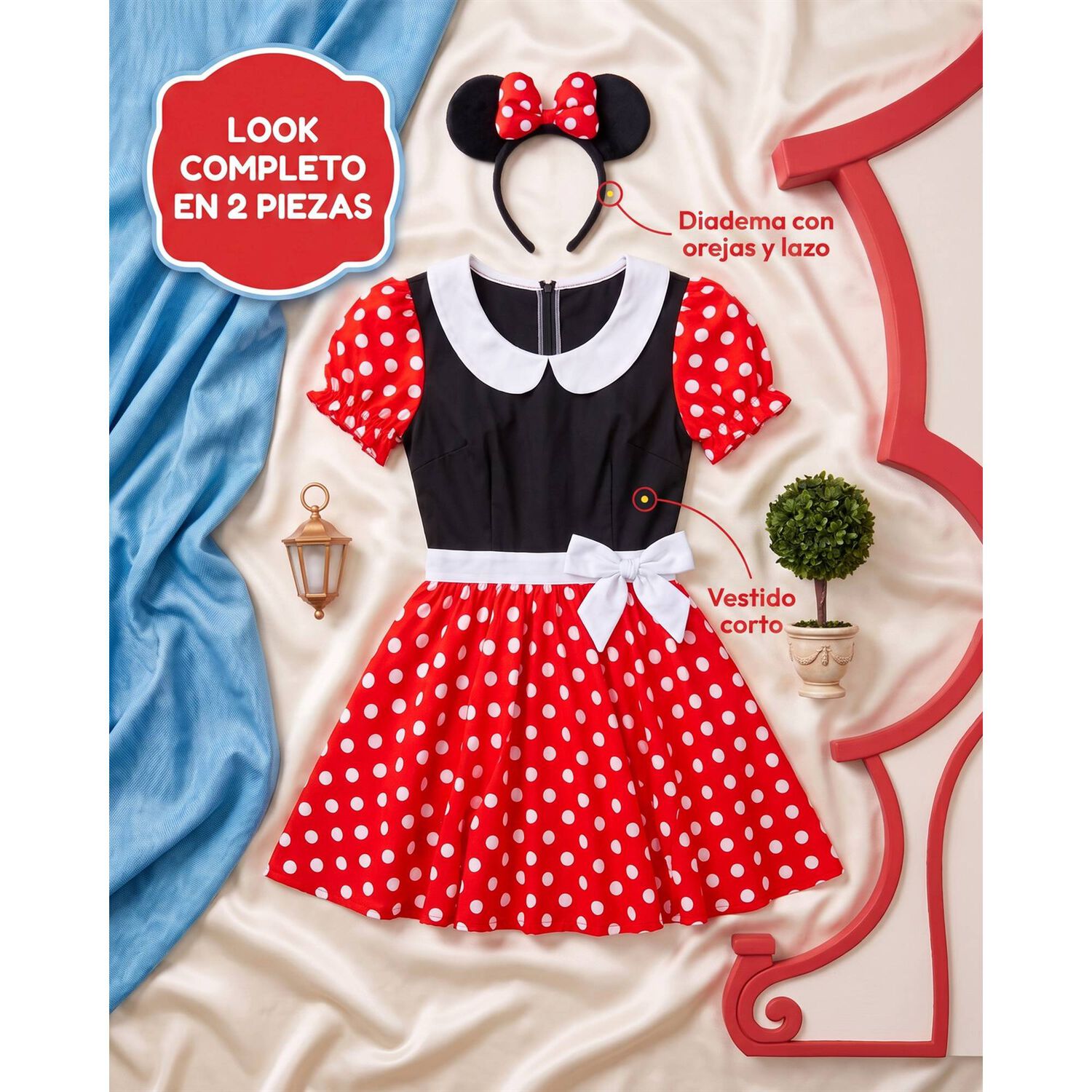 Disfraz De Minnie Mouse Para Adulto image number 3.0