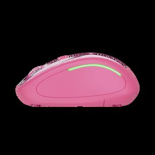 Mouse Inalambrico Rosado Retro Iluminado Rgb Trust Yvi 22336