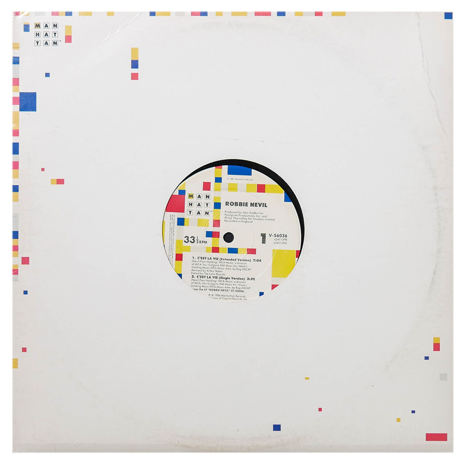 Robbie Nevil - C'est La Vie | 12" Maxi Single Usado image number 0.0