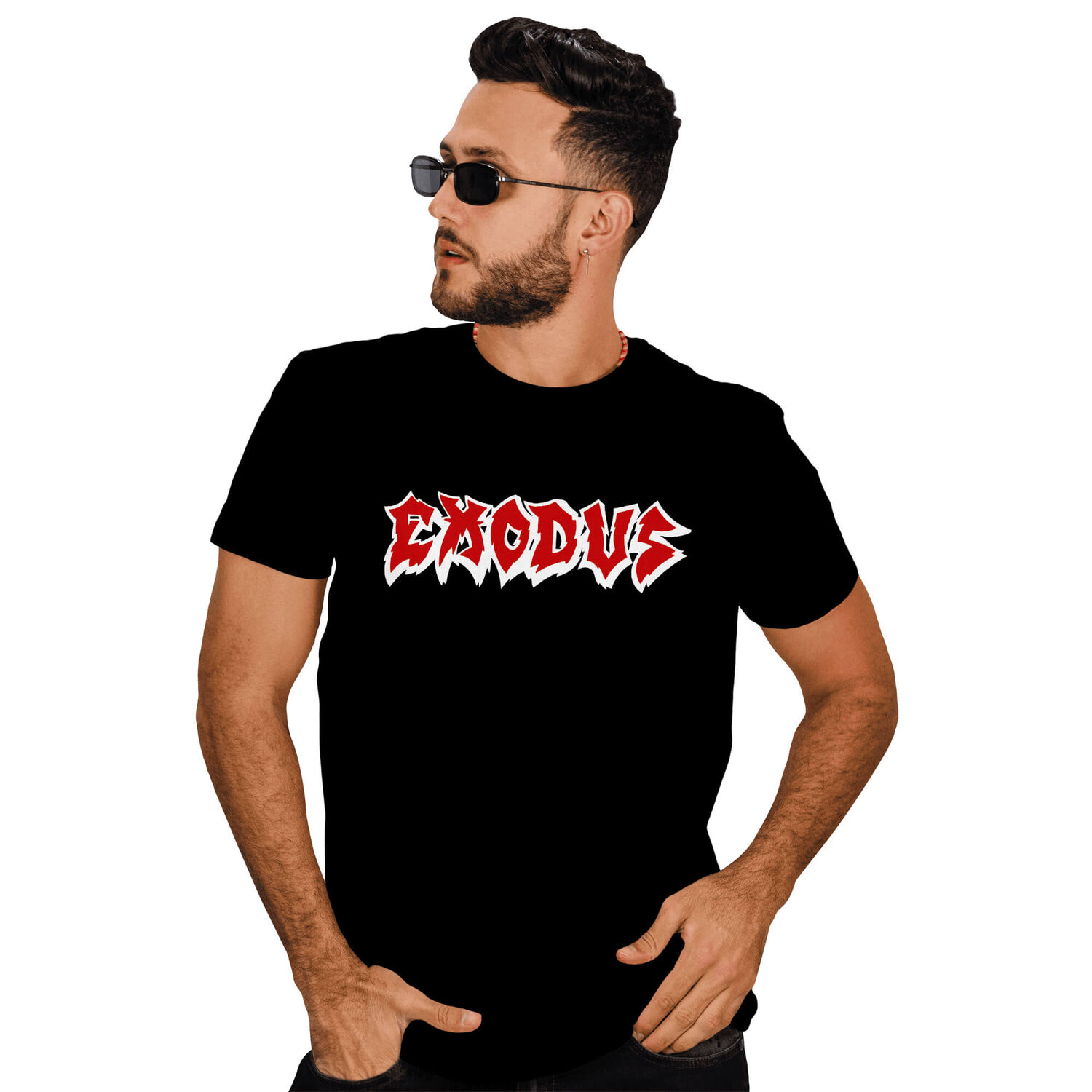 Polera Hombre Exodus Metal Rock image number 0.0