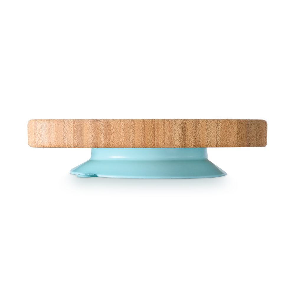 Plato Cuadrado Ventosa Fisher Price Bam N Boo Azul Bb1174 image number 2.0