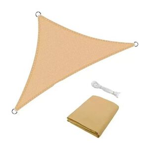Toldo Vela Triangular Impermeable Para El Sol 3x3x3