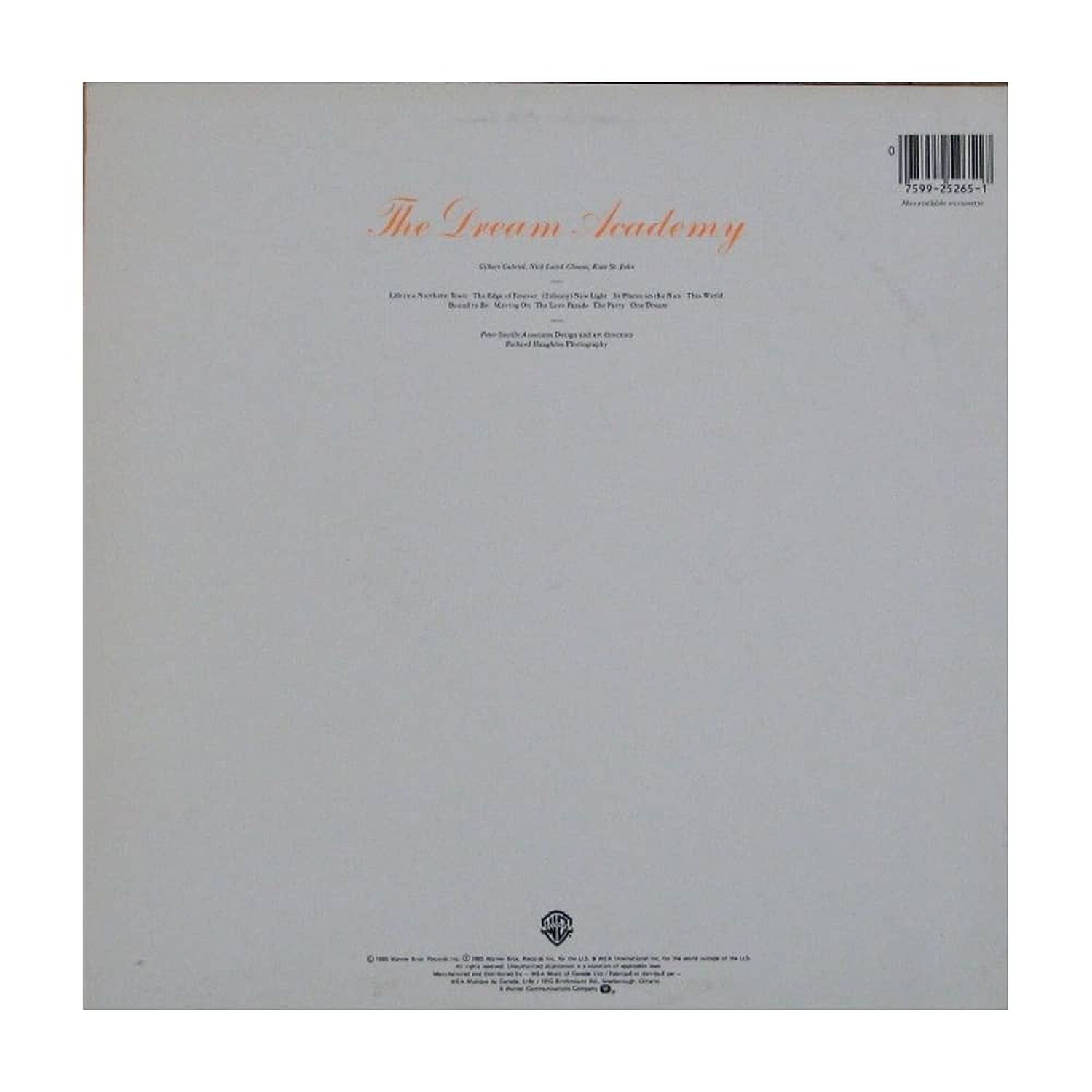 Dream Academy - The Dream Academy | Vinilo Usado image number 1.0