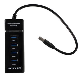 Hub Usb Superspeed 4 Puertos 5gbps Con Protecci&oacute;n Y Led - Ps