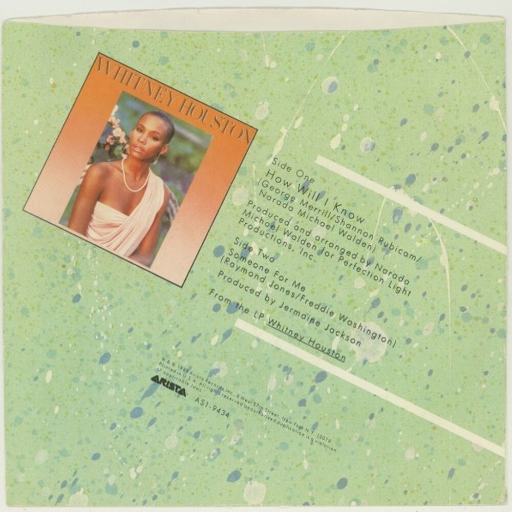 Whitney Houston - How Will I Know | 7" Single Vinilo Usado image number 1.0
