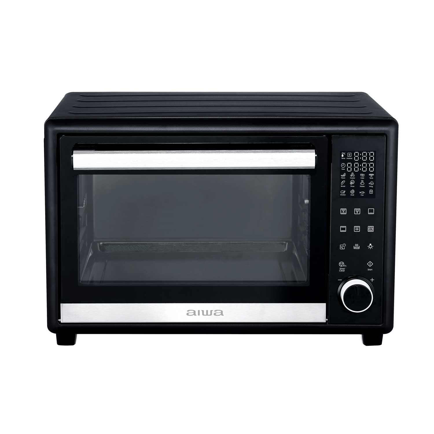 Horno Eléctrico Aiwa 32l Antiadherente Modo Asador Aw-ok32