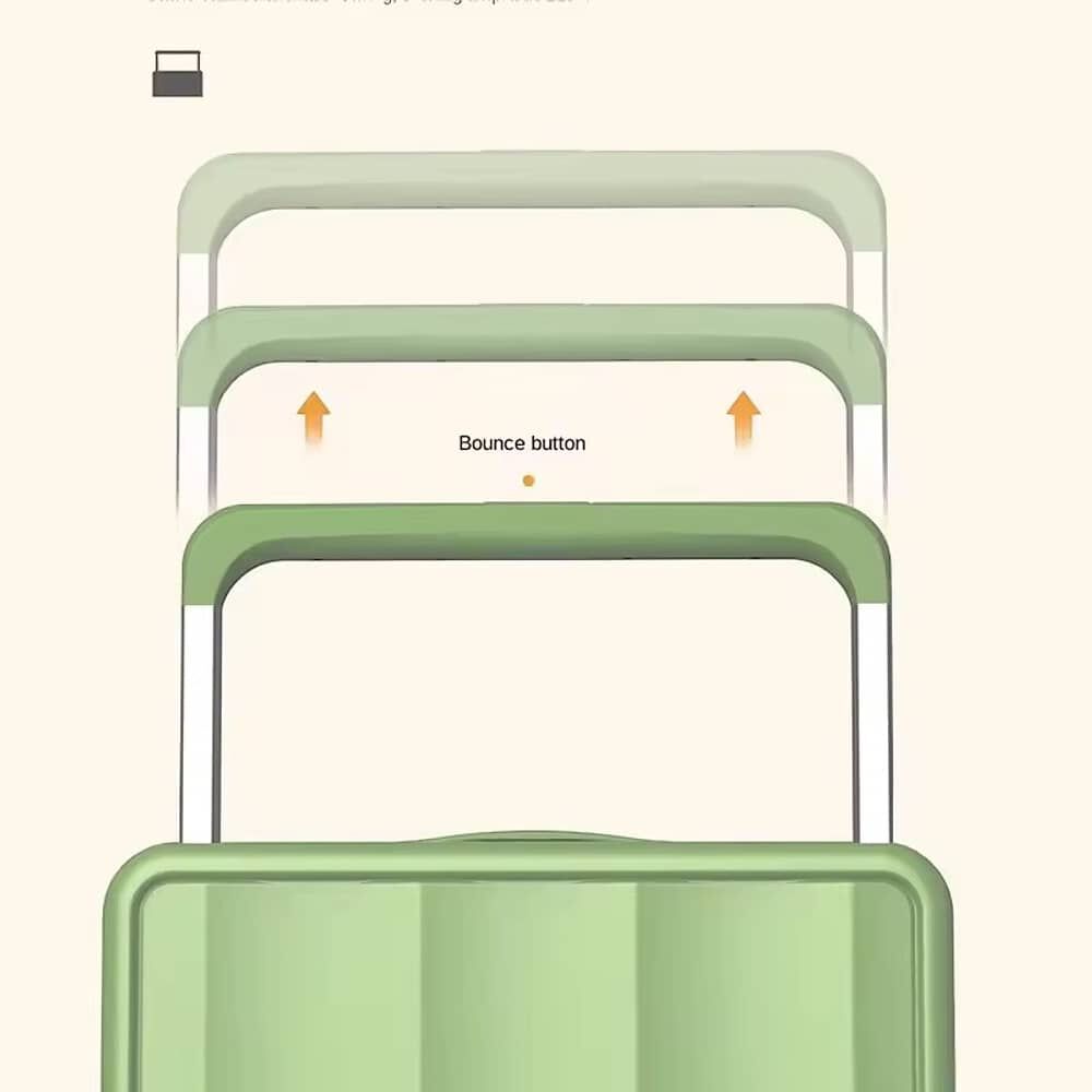 Maleta De Viaje Con Cargador 50 Cm Blanco image number 4.0