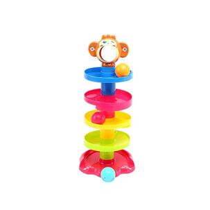 Juguete Didáctico Torre Pelotas Rodantes Para Bebes