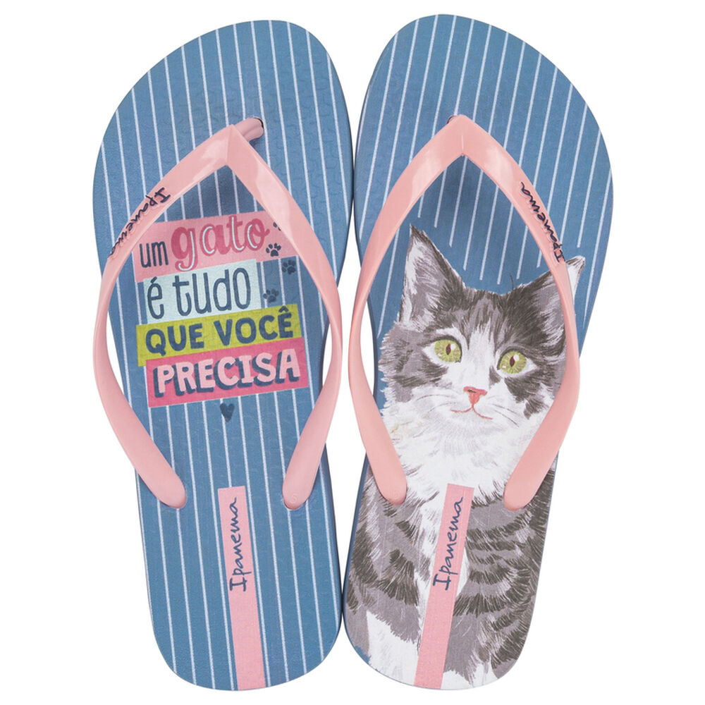 Sandalia Mujer Azul/rosa Love Pets Ipanema image number 0.0