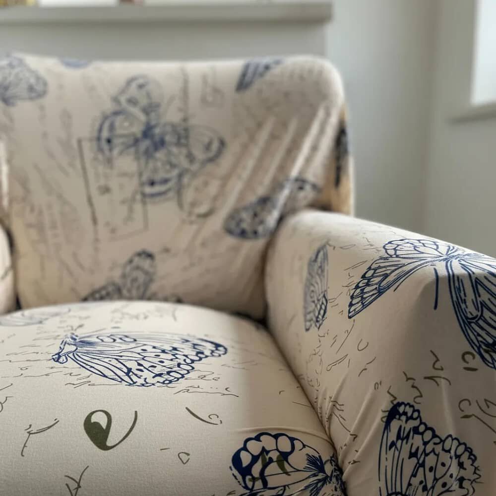 Funda De Sof&aacute; Estampada De 1 Cuerpo image number 5.0