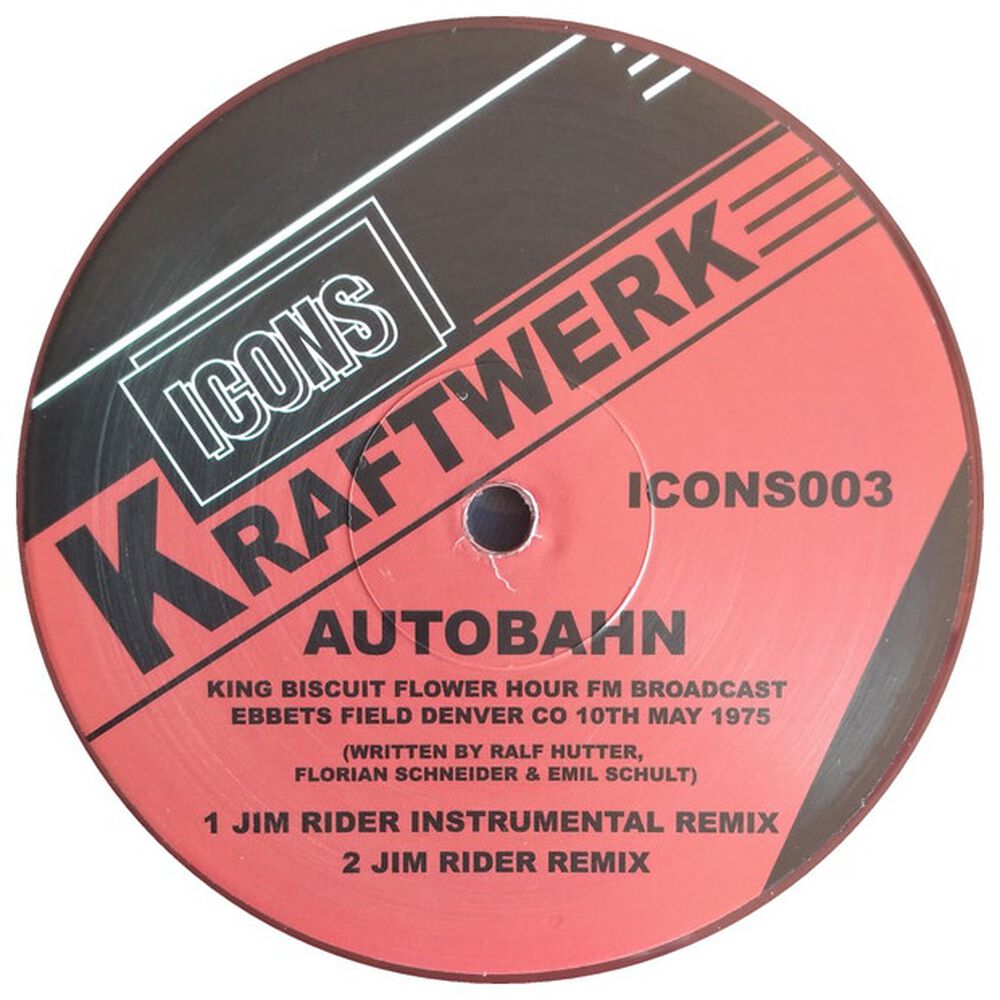 Kraftwerk - Autobahn Gin Reader Remix (12" Maxi Single) (red Vinyl) | 12" Maxi Single Vinilo image number 2.0