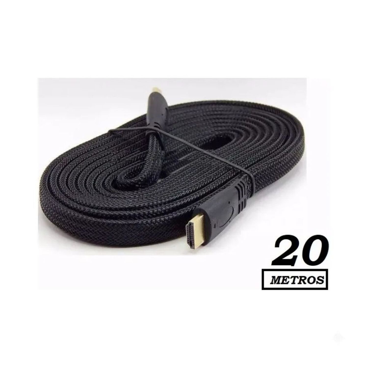 Cable Hdmi 20m Plano 4k Ultra Hd Alta Velocidad image number 2.0