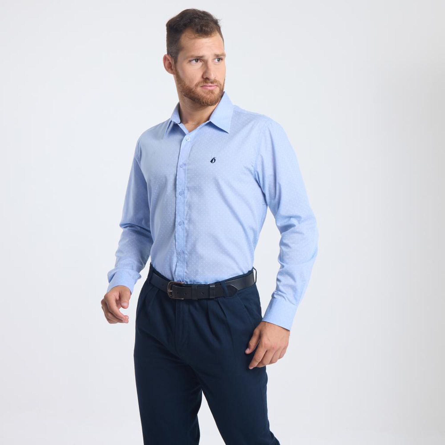 Camisa Estampada Regular Manga Larga Hombre Herald image number 2.0