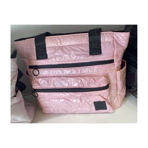 Bolso De Mano Acolchado Multibolsillos