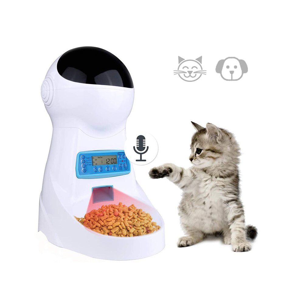 Dispensador Automatico Alimento Comida Mascota Con Audio image number 0.0