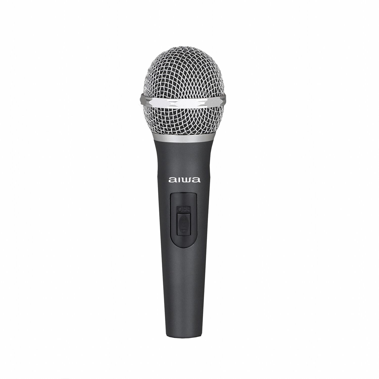 Micr&oacute;fono Aiwa Al&aacute;mbrico Met&aacute;lico 3mts + Adaptador Aw-mk820 image number 0.0