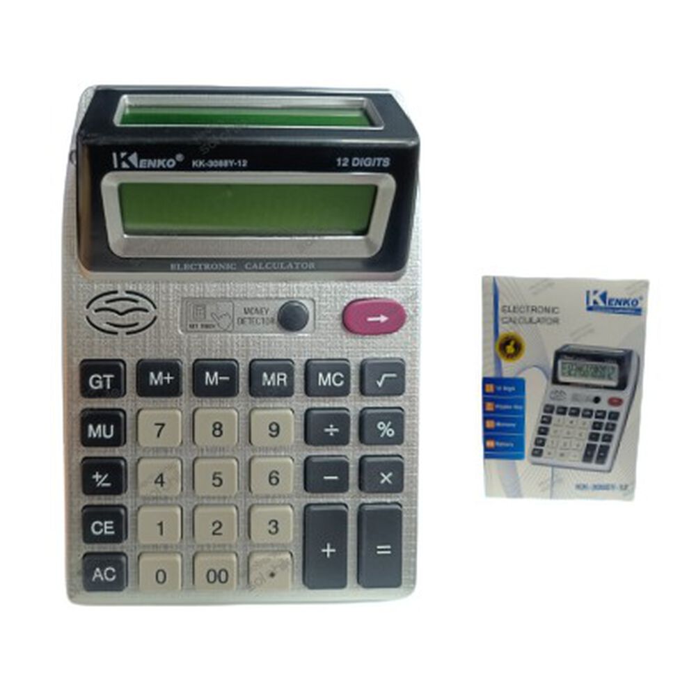 Calculadora Electrónica De Escritorio Kk-3088v-12 image number 0.0