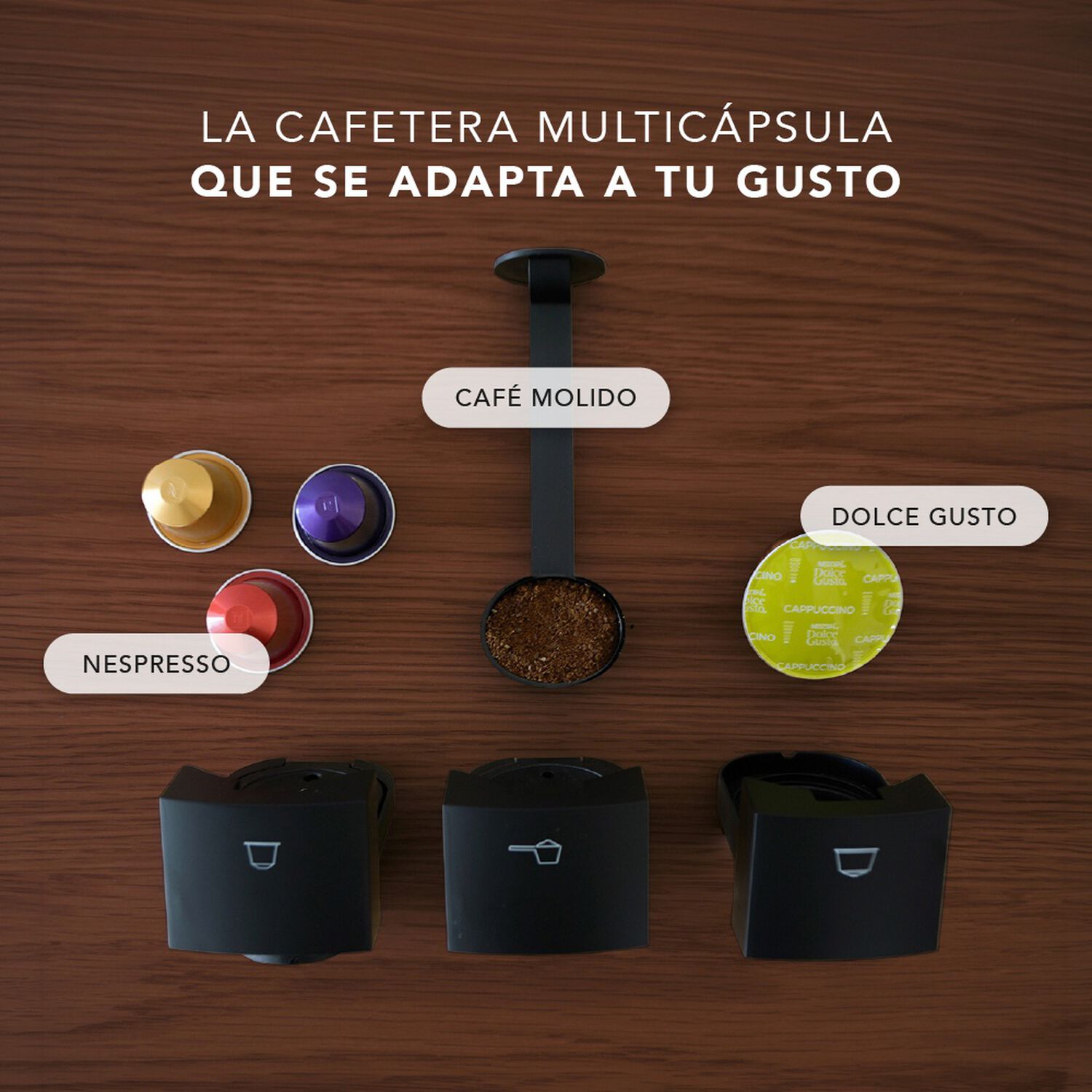 Cafetera Multicapsula Mouvair Trevi image number 3.0