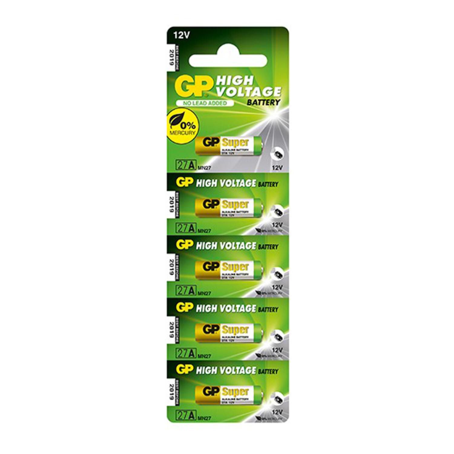 Pack Blister 5 Pilas Alcalinas Alarmas Localizadores 27a image number 2.0