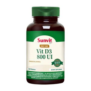 Vitamina D3 800ui 120 Tabletas