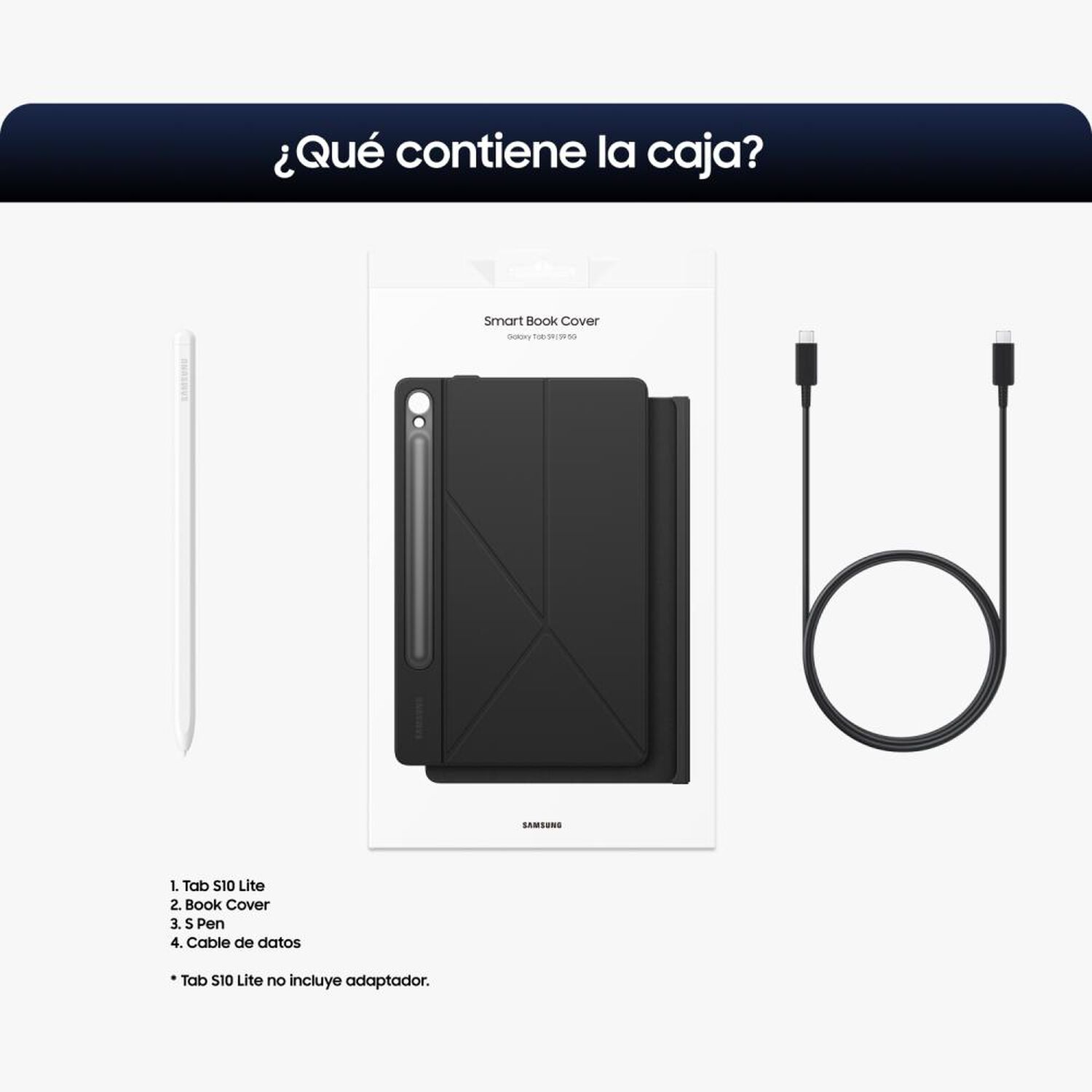 Tablet 10,9" Samsung Galaxy Tab S10 Lite / 6 GB RAM / 128 GB / Gris + Book Cover + S Pen image number 5.0