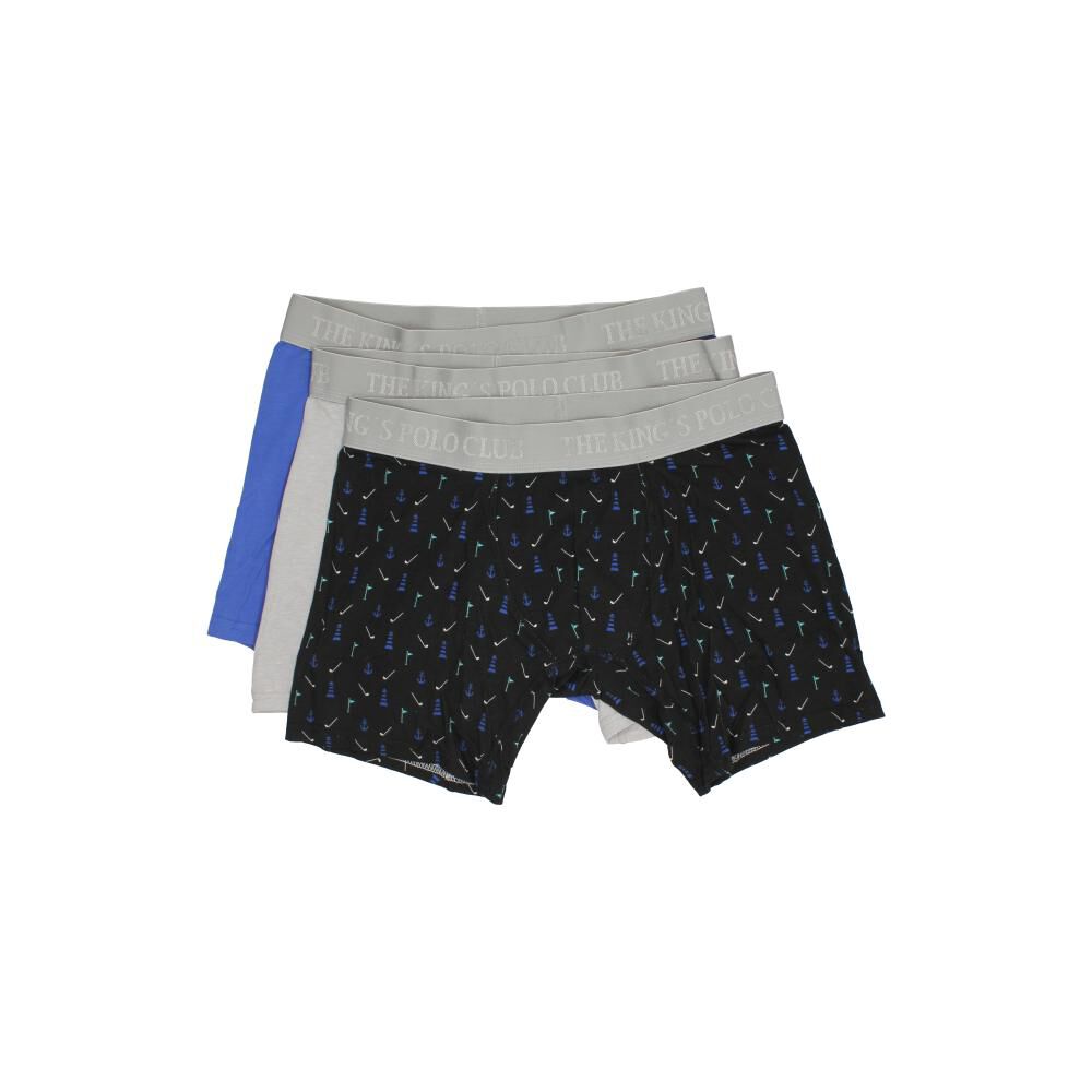 Pack Boxer Hombre The King's Polo Club / 3 Unidades image number 1.0