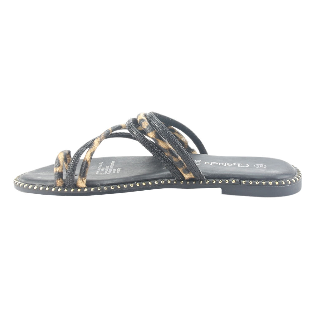 Sandalia Chalada Mujer Amalfi-1 Negro Print Casual image number 1.0