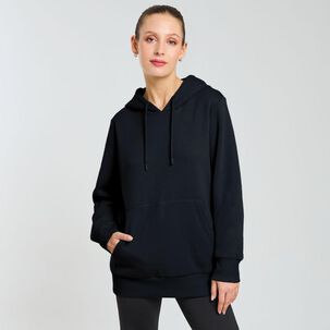 Polerón Deportivo Hoodie Cuello Alto Con Capucha Mujer Wetland